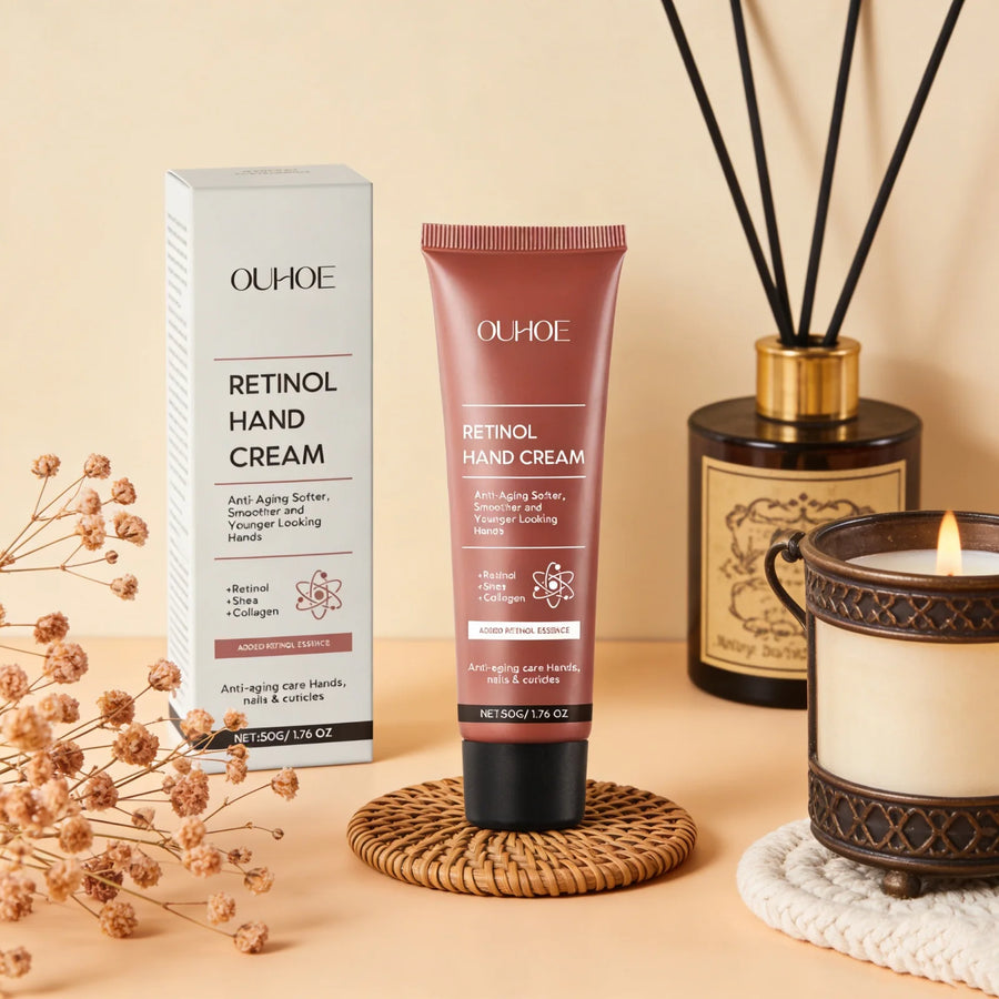 Crema de Manos Reafirmante con Retinol — Hidratación Duradera