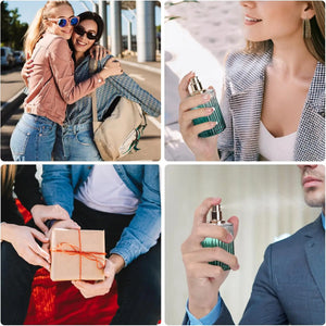 Set de 2 Perfumeros de Viaje Recargables 30ml — Cristal con Spray