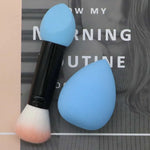 Set de Brochas de Maquillaje — Rostro y Ojos, Varios Colores
