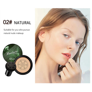 BB Cream Cojín Compacto con Esponja — Base de Maquillaje Natural