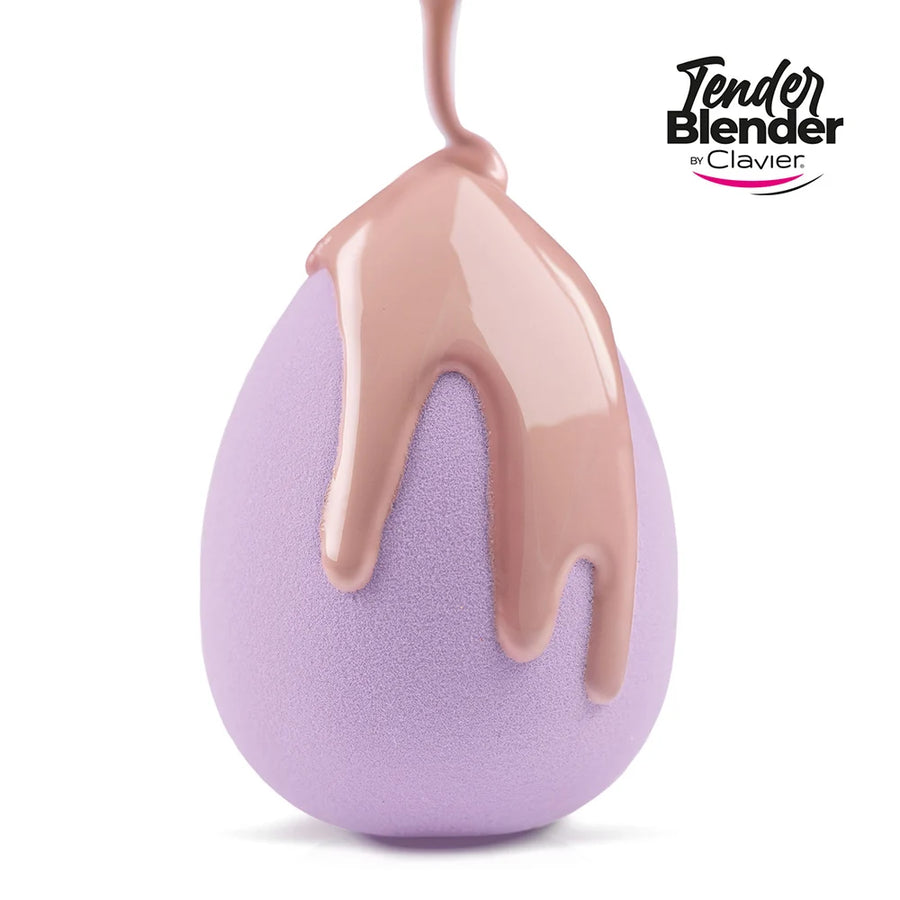 Esponja de Maquillaje Biselada — Difuminado Suave Tipo Blender