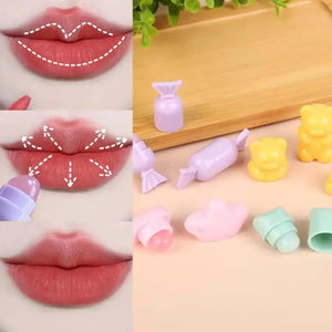 Mini Brocha de Silicona Osito — Labios y Corrector