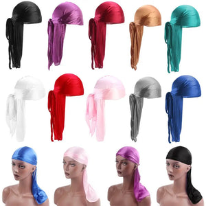 Turbante Pañuelo Ajustable Pre-Anudado — Multiusos