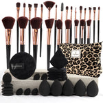 Set de Brochas de Maquillaje Profesional + Neceser de Viaje